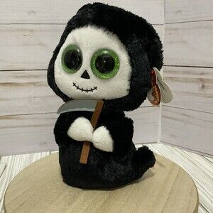 Ty Beanie Boos - GRIMM the Halloween Ghost w/ Sickle  6 Inch